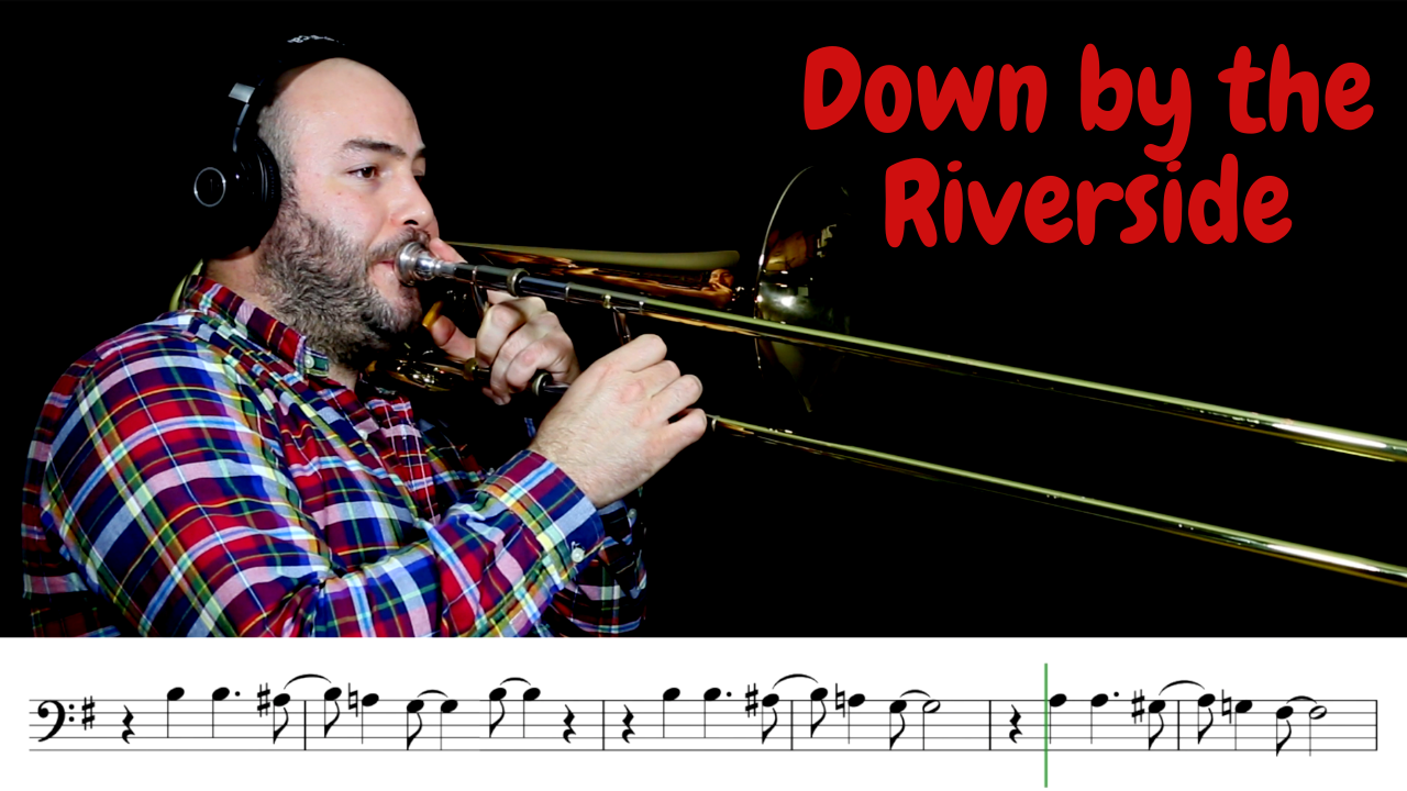 Down by the Riverside partitura trombon mini
